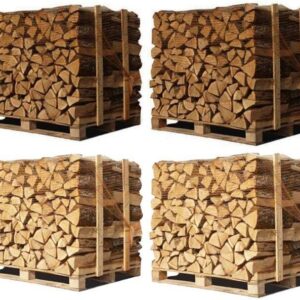4 x Palettes (2 chêne blanc + 2 Hêtre/Charme) – Bûches de 40 cm