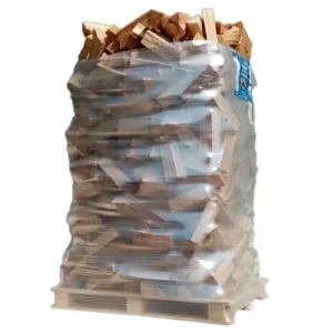 Ballot sur palette de bois de chauffage 25 cm – 2 m³ extra sec : bois à haut pouvoir calorifique, séchage optimal pour une combustion propre, régulière et performante.
